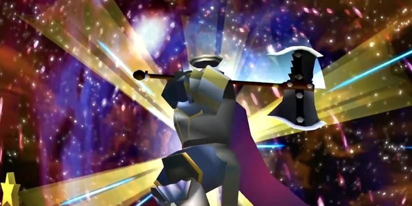 [FF7] 소환수 - 원탁의 기사(ナイシオブラウンド, Knight of the Round)