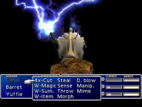 [FF7] 소환수 - 라무우(ラムウ, Ramuh)