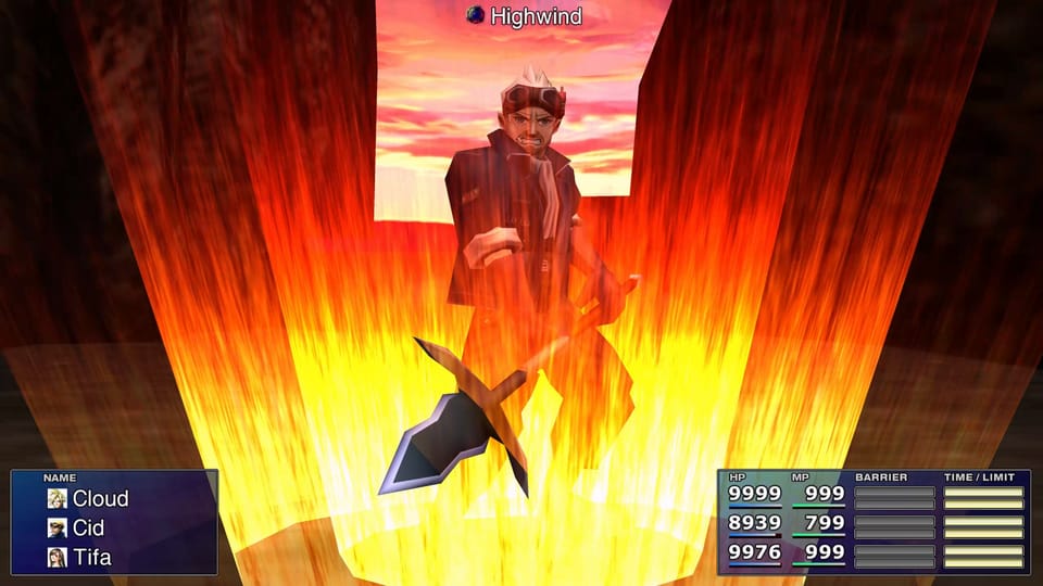 [FF7] 리미트기 - 시드(シ－ド, Cid Highwind)