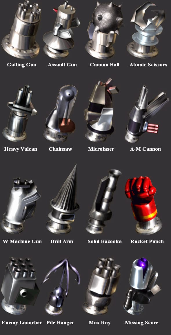 [FF7] 무기 - 바렛(バレッド, Barret Wallace)